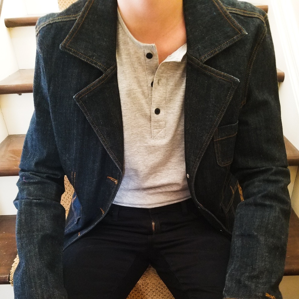 Denim blazer